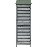  Vrtna Šupa Siva 59 x 56 x 176 cm Čvrsto drvo jele | shoptok.hr