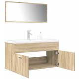 Maison Chic Kopalniški sestavi - Kopalniška garnitura 3-delna sonoma hrast inženirski les, (21787431) | Shoptok.si