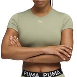 Puma Ženska majica Strong, Maslinasta Cene
