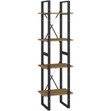 Maison Chic Knjižna omara - Knjižni regal 4-nadstropna 40x30x140 cm trdna borovina, (21725488) Cene