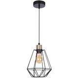 Candellux Lighting Crna metalna viseća lampa ø 19 cm Primo - | shoptok.hr