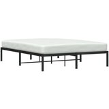 Metalni Kovinski posteljni okvir črn 150x200 cm | Shoptok.si