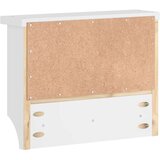 vidaXL Zidna vješalica za kapute SANDNES 45x12x35 cm puno drvo bor | shoptok.hr