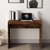 Pisalna miza dimljeni hrast 90x40x72 cm konstruiran les, (20640812) | Shoptok.si