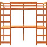  Okvir kreveta na kat bez madraca smeđi 80 x 200 cm od borovine | shoptok.hr