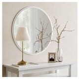 Hanah home dekorativno ogledalo yuvarlak aina beiaz A706 | Eponuda.com