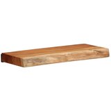 vidaXL Zidne police 2 kom 40x20x3,5 cm od masivnog bagremovog drva | shoptok.hr