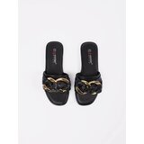 Shelvt Women's flat flip-flops black | Shoptok.si