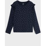 Sinsay Pamučne majice dugih rukava s ukrasnim volanima 2 pack | shoptok.hr