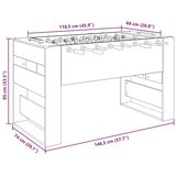  Fudbalski Stol 2 pcs Bijelo 146 5 x 74 x 85 cm | shoptok.hr