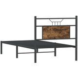 vidaXL Posteljni okvir brez vzmetnice hrast 90x190 cm inženirski les | Shoptok.si