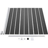 vidaXL Komplet ograjnih panelov WPC 872x186 cm črn | Shoptok.si
