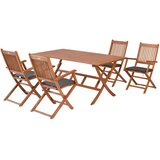 Gardenson VRTNA GARNITURA RIO siva, barve lesa evkaliptusa | Shoptok.si