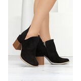 Resti Black women's stiletto boots with cutouts Cintura - Footwear | ePonuda.com