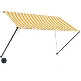  Tenda na uvlačenje s LED svjetlima 250 x 150 cm žuto-bijela | shoptok.hr