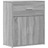  Komoda siva boja hrasta 60 x 31 x 70 cm od konstruiranog drva | shoptok.hr