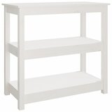  Konzolni stol bijeli 80x40x74 cm od masivne borovine | Eponuda.com