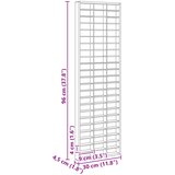  Ormar za izlaganje na zidu s policom Zidne Bež 30 x 4,5 x 96 cm | Eponuda.com