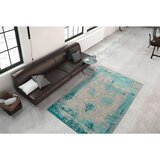Kayoom RAVNO TKANA PREPROGA Nostalgia 285 Türkis 120/170 cm tkano turkizna | Shoptok.si