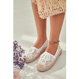 Boto Women's Lace Espadrilles With Decoration White Summer Dream | Eponuda.ba