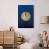  Slika - In the Shadow of Classic Blue (1-part) - Golden Circle in Abstraction 20x30 | shoptok.hr
