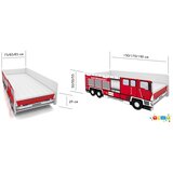  Dječji krevet ACMA Vatrogasci s imenom 180x80 | shoptok.hr