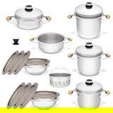 Zepter Masterpiece zepter universal cookware set - pots for cooking without fat and water and in the pyramid system | ePonuda.com