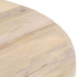  Blagovaonski stol okrugli 110 x 76 cm od masivnog drva manga | shoptok.hr