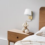 SULION Bijela/u brončanoj boji zidna lampa – | shoptok.hr