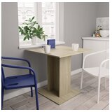  Jedilna miza sonoma hrast 80x80x75 cm iverna plošča | Shoptok.si
