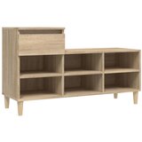 vidaXL Omarica za čevlje sonoma hrast 102x36x60 cm inženirski les, (20709947) | Shoptok.si
