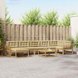  Set vanjskih sofa 8 kom. Bijela i bež | shoptok.hr