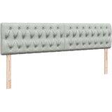  Okvir kreveta s madracima svijetlosivi 200x200cm baršunasti | shoptok.hr