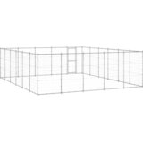 Vanjski kavez za pse od pocinčanog čelika 36,3 m² | shoptok.hr