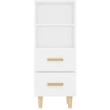  Komoda bela 34,5x34x90 cm konstruiran les, (20653977) | Shoptok.si