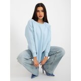 ex moda Sweatshirt-EM-BL-711-1.03X-light blue Cene