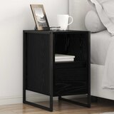 vidaXL Noćni ormarić s ladicama 2 pcs Crni hrast 39,5 x 30 x 50 cm | shoptok.hr