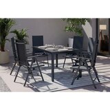 Ambia Garden VRTNA MIZA kovina, steklo temno siva | Shoptok.si