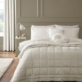 Catherine Lansfield Krem posteljina za bračni krevet od samta 200x200 cm Kingsley – | shoptok.hr