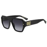 Dsquared2 D20128/S 807/9O ONE SIZE (58) Črna/Siva Cene