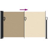  Uvlačiva bočna tenda bež 117 x 300 cm plava | shoptok.hr
