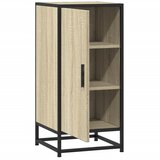  Komoda boja hrasta 35,5 x 35 x 76 cm konstruirano drvo i metal | shoptok.hr