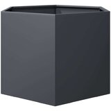 vidaXL Vrtna sadilica antracit šesterokutna 69x60x45 cm čelična | shoptok.hr