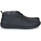 Hey Dude Polškornji WALLY MID STRECH CANVAS Črna | Shoptok.si