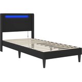  Krevetna konstrukcija Crna 100 x 200 cm Umjetna koža | shoptok.hr