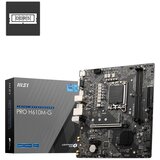 MSI PRO H610M-G motherboard Intel H610 LGA 1700 micro ATX | shoptok.hr