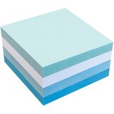 Blok samoljepljiv kocka 75x75mm 400l iceland global notes 5654-83 plavi sortirano | Shoptok.si