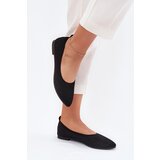 Boto Mesh Fabric Ballet Flats Women's Black Sarina | shoptok.hr