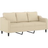  3-dijelni set sofa s jastucima krem od mikrovlakana | shoptok.hr