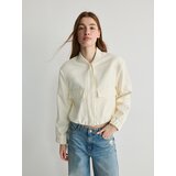 Reserved - Bomber jakna s džepovima - krem | shoptok.hr